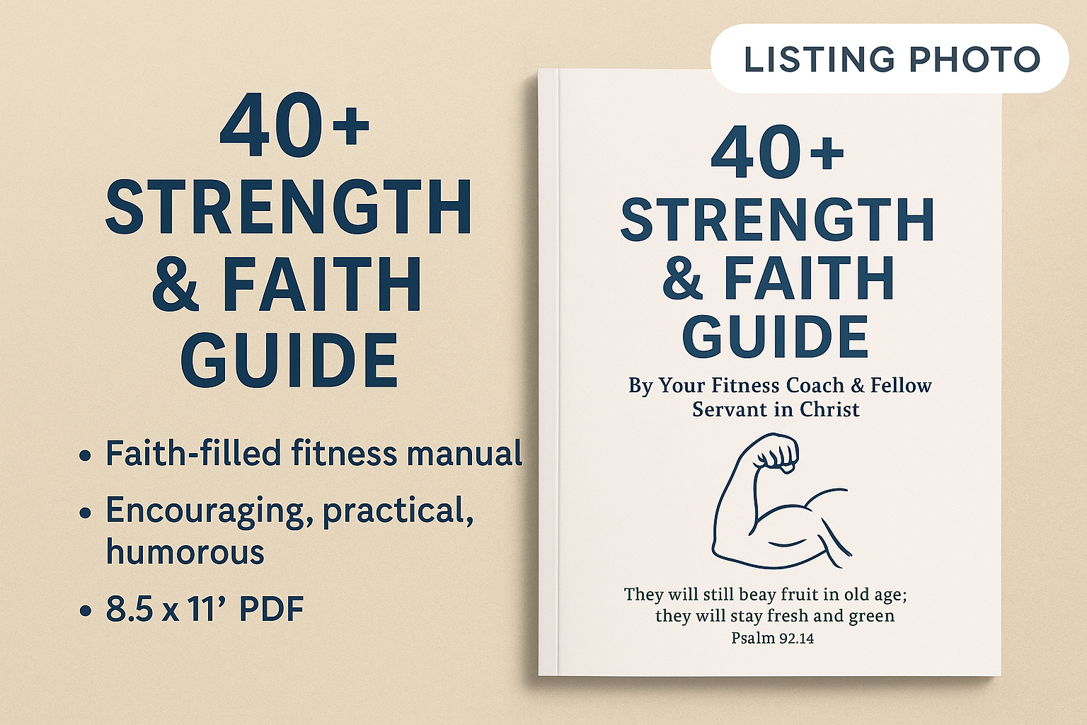 ✨ 40+ Strength & Faith Guide — Because Samson Didn't Quit at 40 ✨